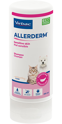 Virbac Allerderm Гипоаллергенный шампунь для ежедневной гигиены кошек и собак
