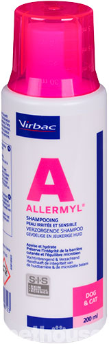 Virbac Allermyl Шампунь для кошек и собак при аллергическом дерматите