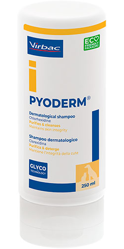 Virbac Pyoderm Шампунь з хлоргексидином для котів і собак при захворюваннях шкіри