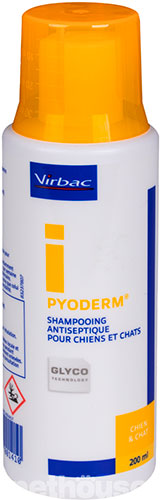 Virbac Pyoderm Шампунь з хлоргексидином для котів і собак при захворюваннях шкіри