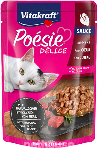 Vitakraft Poésie Délice кусочки с сердцем для кошек