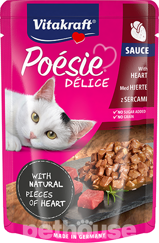 Vitakraft Poésie Délice кусочки с сердцем для кошек