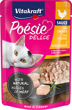 Vitakraft Poésie Délice кусочки нежной курицы для кошек