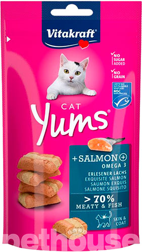 Vitakraft Cat Yums з лососем та Омега-3