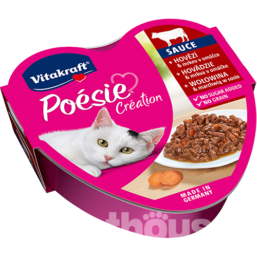 Vitakraft Poésie Création шматочки з яловичиною та морквою для котів