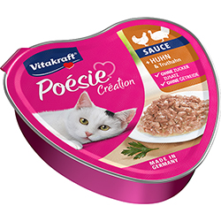 Vitakraft Poésie Création кусочки с курицей и индейкой для кошек