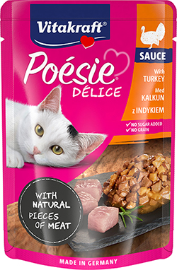 Vitakraft Poésie Délice шматочки з індичкою для котів