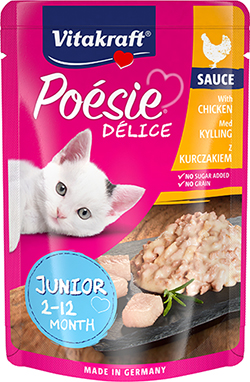 Vitakraft Poésie Délice кусочки с курицей для котят