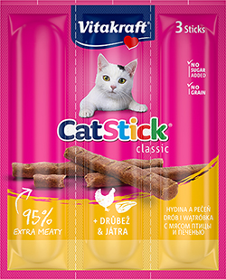 Vitakraft Cat Stick с птицей и печенью