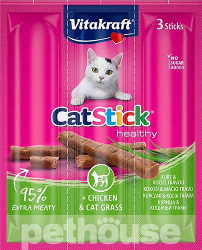 Vitakraft Cat Stick з куркою та котячою травою