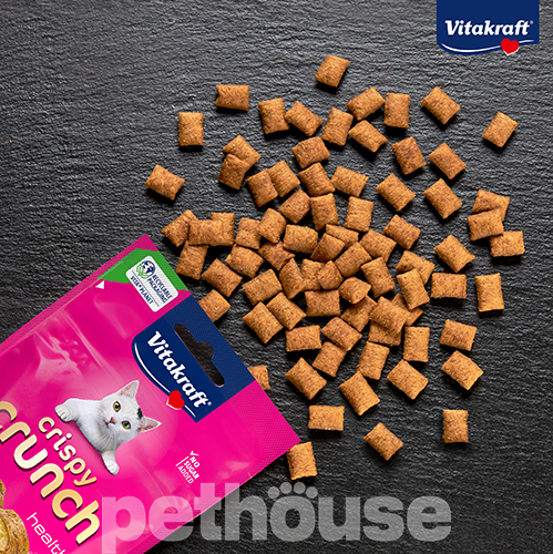 Vitakraft Cat Crispy Crunch Anti Hairball с солодом