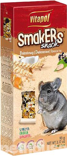 Vitapol Smakers Snack Лакомство с фруктами и орехами для шиншилл