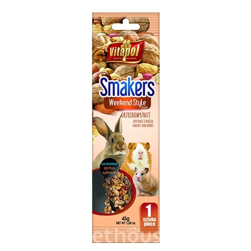 Vitapol Smakers Weekend Style с орехами для грызунов