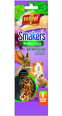 Vitapol Smakers Weekend Style з овочами для гризунів
