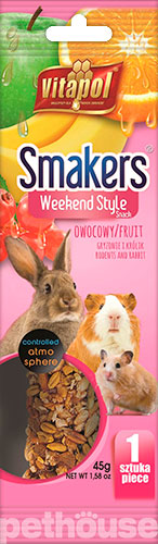 Vitapol Smakers Weekend Style с фруктами для грызунов