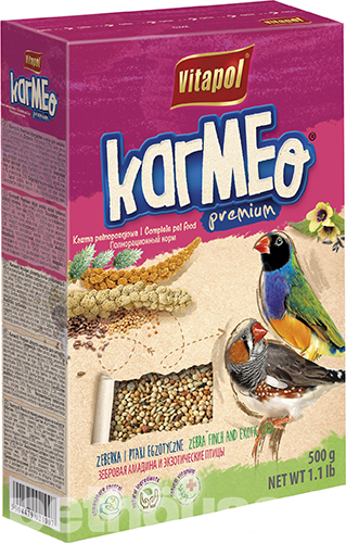 Vitapol Karmeo Premium Корм для зебрових амадин та екзотичних птахів