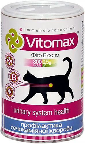 Vitomax Комплекс для профилактики мочекаменной болезни у кошек