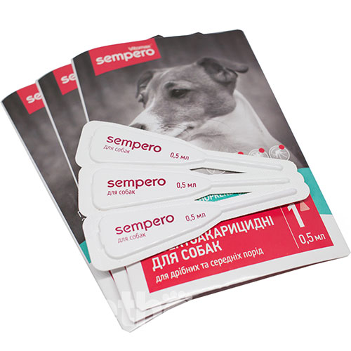 Vitomax Sempero Противопаразитарные капли для собак малых и средних пород, фото 2