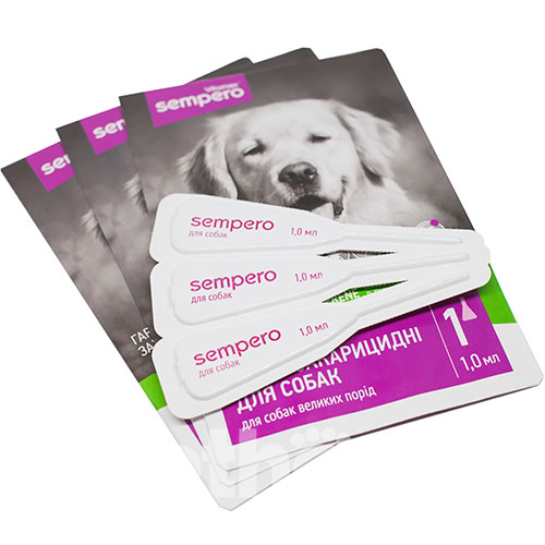 Vitomax Sempero Протипаразитарні краплі для собак великих порід