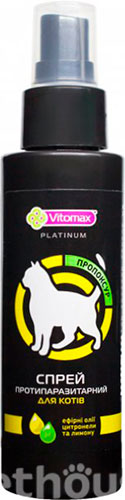 Vitomax Platinum Противопаразитарный спрей для кошек