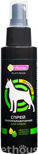 Vitomax Platinum Протипаразитарний спрей для собак