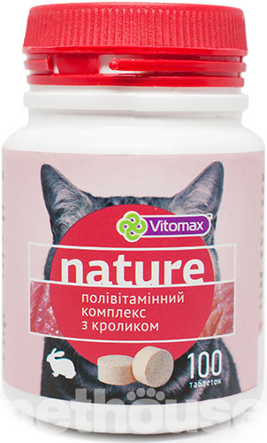 Vitomax Nature Полівітамінний комплекс зі смаком кролика для котів
