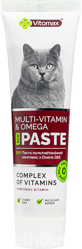 Vitomax Eco Паста мультивитаминная с Омега-3+6 для кошек