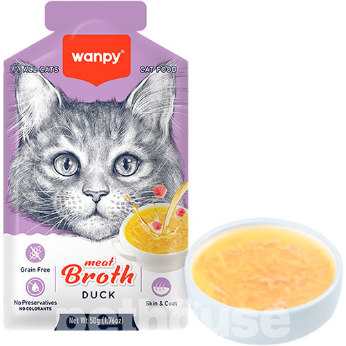 Wanpy Meat Broths Duck Суп с уткой для кошек