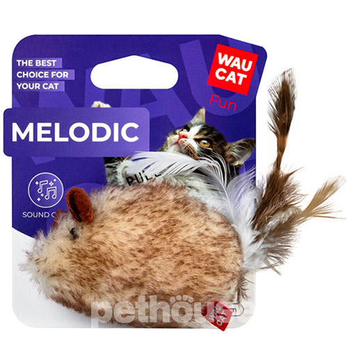 WauCat Fun Melodic Мишка зі звуковим чипом для котів
