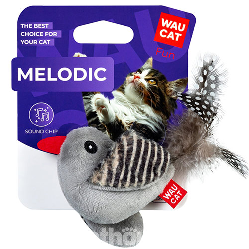 WauCat Fun Melodic Пташка зі звуковим чипом для котів