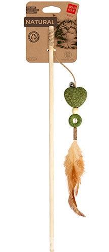 WauCat Fun Natural Вудка-дражнилка із сердечком для котів