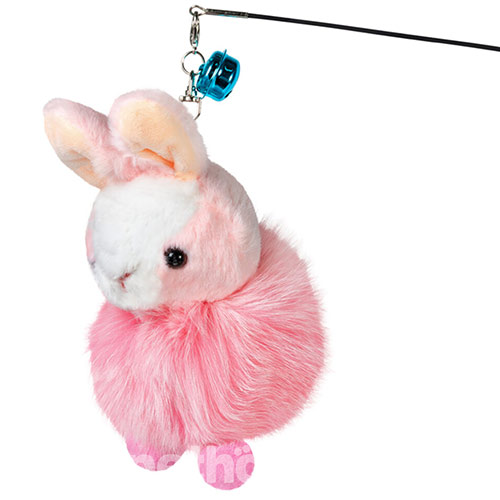 WauCat Fun Teaser Вудочка телескопічна із зайчиком для котів WauCat Fun Teaser Вудочка телескопічна із зайчиком для котів