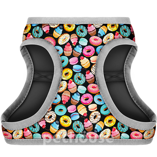 WauDog Шлея з принтом "Пундики" для собак