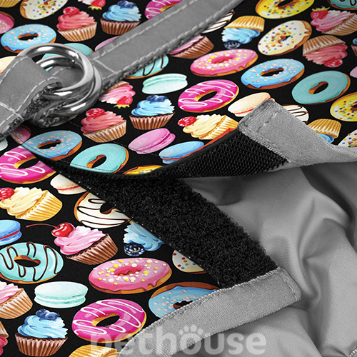 WauDog Шлея з принтом "Пундики" для собак