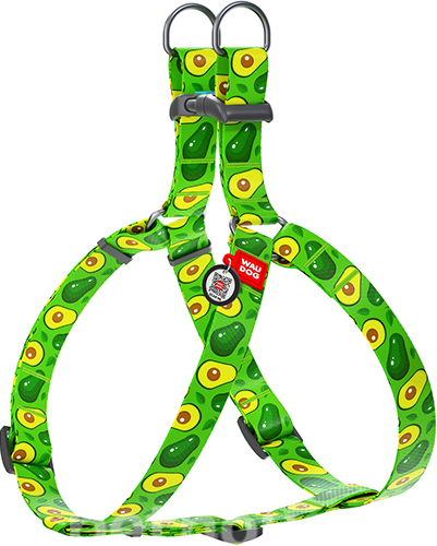 WauDog Шлея з принтом "Авокадо" для собак, нейлон