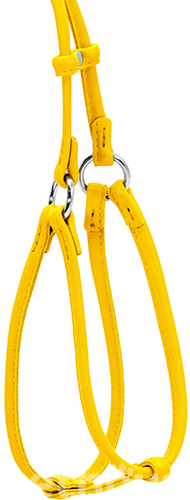 WauDog Шлея кругла з повідцем для собак малих порід, жовта