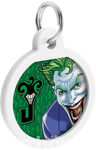 WauDog Адресник Smart ID з QR-паспортом "Джокер", зелений