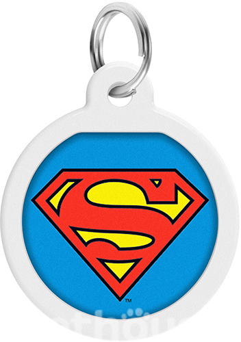 WauDog Адресник Smart ID з QR-паспортом "Супермен-герой"