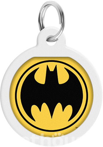 WauDog Адресник Smart ID з QR-паспортом "Бетмен лого"