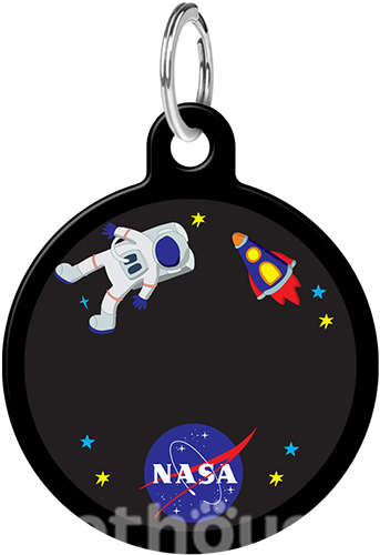 WauDog Адресник Smart ID с QR-паспортом "NASA", чорний WauDog Адресник Smart ID с QR-паспортом "NASA", чорний