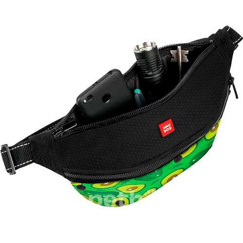 WauDog Textile Поясная сумка-бананка "Авокадо"