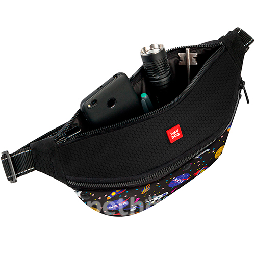 WauDog Textile Поясная сумка-бананка "NASA"