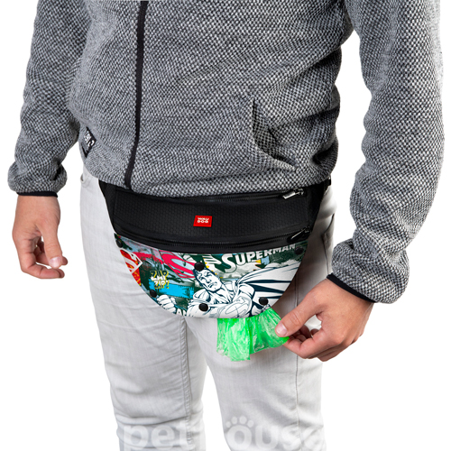 WauDog Textile Поясная сумка-бананка "Супермен"