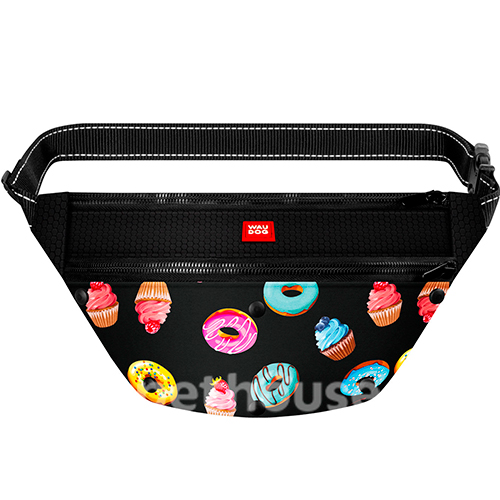 WauDog Textile Поясная сумка-бананка "Пончики"