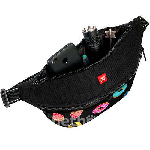 WauDog Textile Поясная сумка-бананка "Пончики"