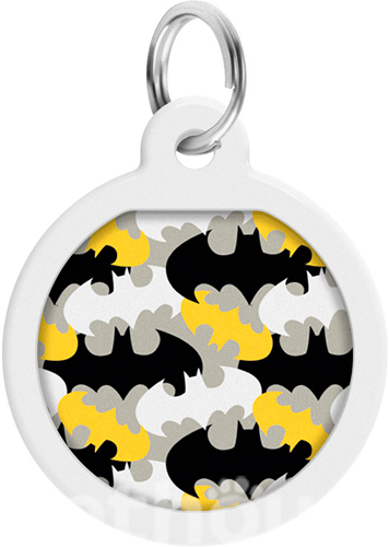 WauDog Адресник Smart ID з QR-паспортом "Бетмен візерунок" WauDog Адресник Smart ID з QR-паспортом "Бетмен візерунок"