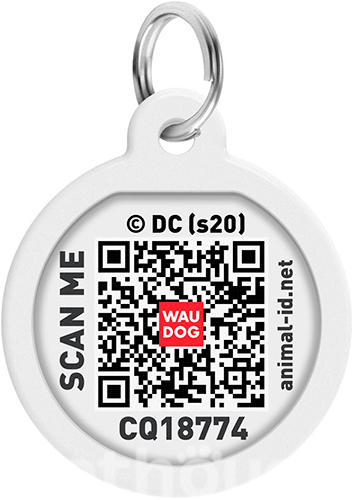 WauDog Адресник Smart ID з QR-паспортом "Робота для Супермена" WauDog Адресник Smart ID з QR-паспортом "Робота для Супермена"