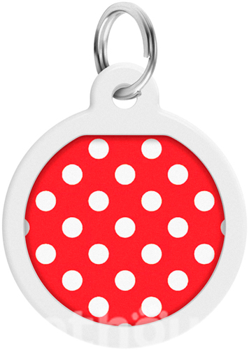 WauDog Адресник Smart ID з QR-паспортом "Горох" WauDog Адресник Smart ID з QR-паспортом "Горох"