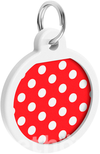 WauDog Адресник Smart ID з QR-паспортом "Горох" WauDog Адресник Smart ID з QR-паспортом "Горох"