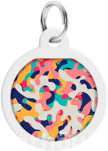 WauDog Адресник Smart ID з QR-паспортом "Камо", різнокольоровий WauDog Адресник Smart ID з QR-паспортом "Камо", різнокольоровий